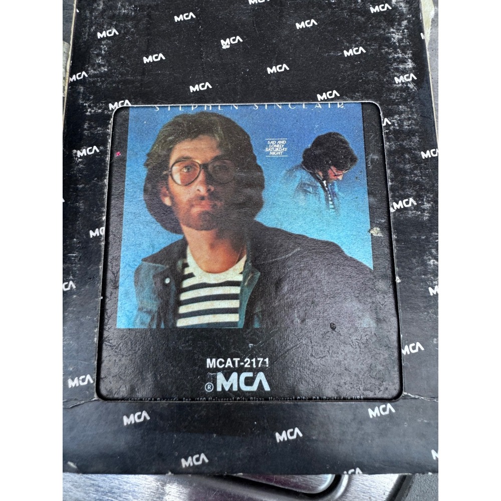 Stephen Sinclair Sad and Lonely Saturday Night 8-Track Tape MCA MCAT-2171